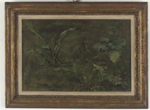 Plein Air Studies Of Plants by Jakob Lorenz Rudisuhli