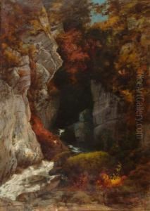 Blick Auf Die Gorges De Moutier.