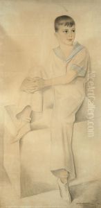 Portrait Of A Boy by Jan Rudnicki