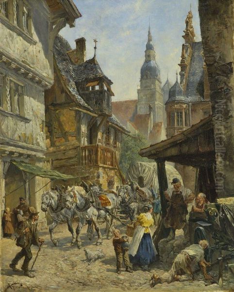 Strasenszene In Coburg - view 1
