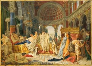 Nero Verstosst Octavia by Alexander Rudolf Grunenwald