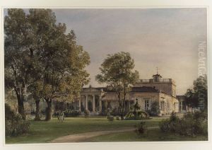 Villa Metternich, Vienna, From The North West by Rudolf Ritter von Alt