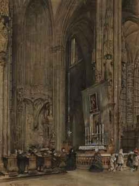 The Interior Of Saint Stephen's Cathedral, Vienna - view 1