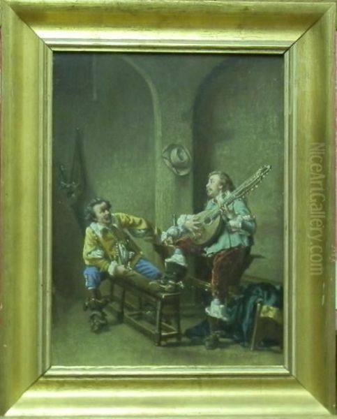 Les Musiciens A La Taverne - view 1