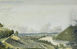 Rhein Bei Rudlingen by Ernst Georg Ruegg