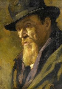 Portrait Of Aron Tangwald by Paul Ruetschi