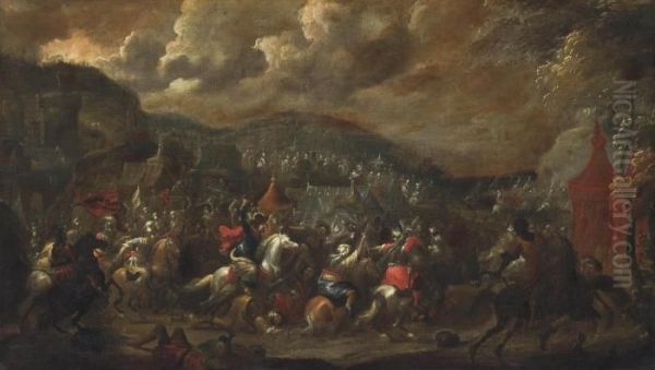 A Cavalry Skirmish - view 1