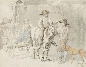 Reitender Bauer Mit In Heuwagen Sitzender Bauerin Von
Bauernjungen Mit Hund Begrust Reitender Bauer Mit In Heuwagen Sitzender Bauerin Von
Bauernjungen Mit Hund Begrust