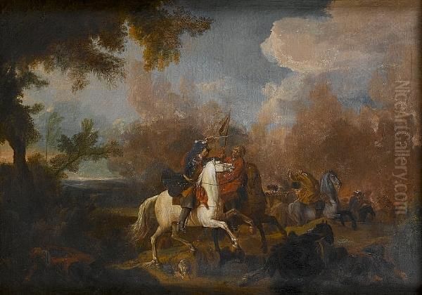 A Cavalry Skirmish - view 1