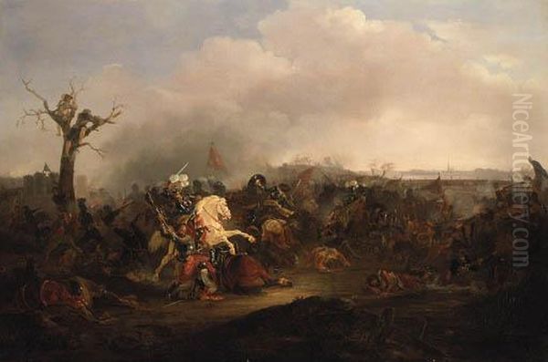 A Cavalry Skirmish - view 1
