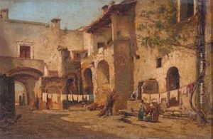 Street Scene In Naples