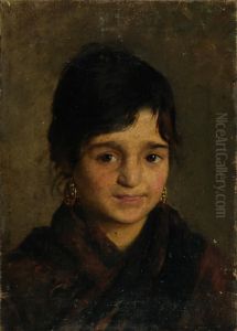 Ritratto Di Giovanedonna by Pasquale Ruggiero