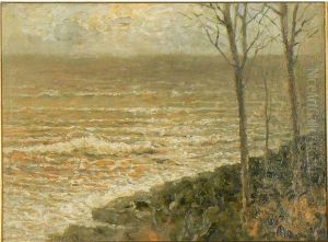 Marina Con Alberi by Pasquale Ruggiero