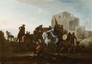 Scontro Di Cavalleria by G.P. Rughendas