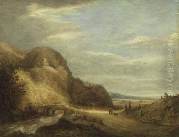 Dunenlandschaft Mit Figuren. - view 1