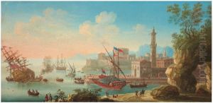 Galere Accostant Le Port