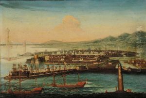 Veduta Di Livorno by Juan Ruiz