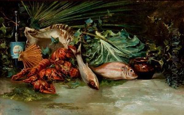 "bodegon Con Peces Y Mariscos". - view 1