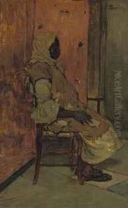 A Seated Lady by Henry Rul