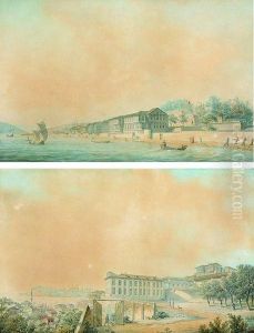 Vue Du Palais De France A Pera (constantinople) Vue Du Palais De France A Pera (constantinople)