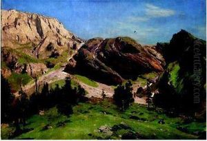 Veduta Dolomitica by Joseph Rummelspacher