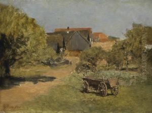 View Of Afarmstead by Franz Rumpler