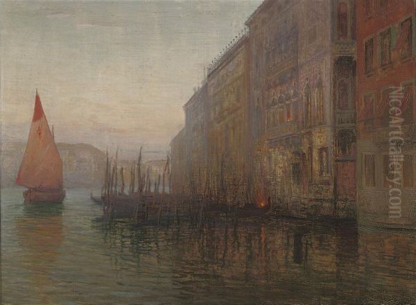 Dawn On The Grand Canal - view 1