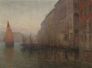 Dawn On The Grand Canal, Venice by Mikhail Rundaltsov