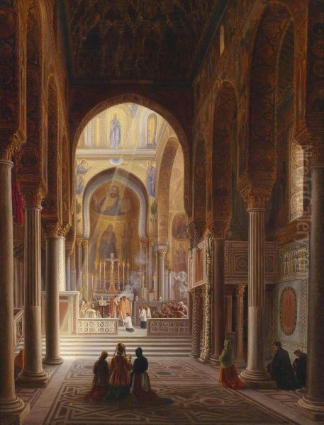 "thenorman Chapel Of King Roger In Palermo - view 1