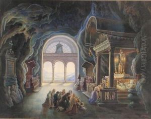 Ansicht Der Rosalien
Kapelle Bei Palermo Mit Zahlreichen Betenden Personen Ansicht Der Rosalien
Kapelle Bei Palermo Mit Zahlreichen Betenden Personen