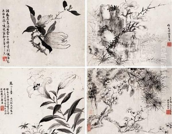 Landscape, Flowers And Fruits - view 1