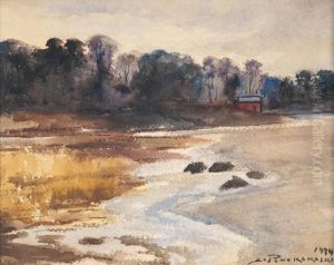 A Redcottage On The Shore