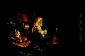 Natura Morta Con Funghi by Giovanni Battista Ruoppolo