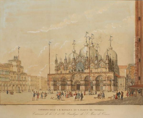 Esterno Della Basilica Di S. Marco Di Venezia - view 1