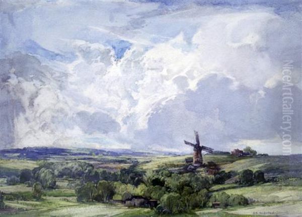 Windmill In A Landscape - view 1
