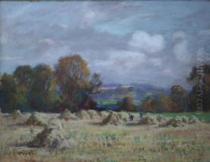 Harvesting Scene by William Charles Rushton