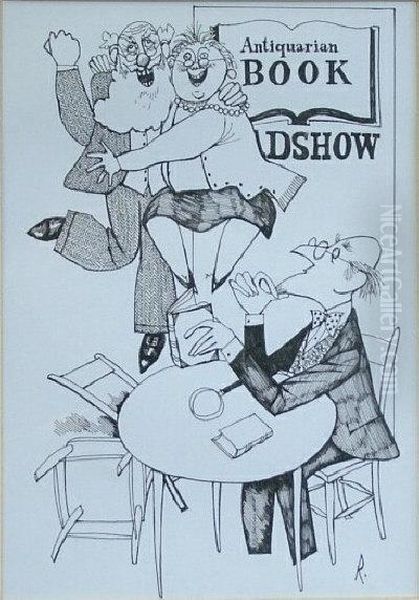 Two Ink Cartoons - view 1