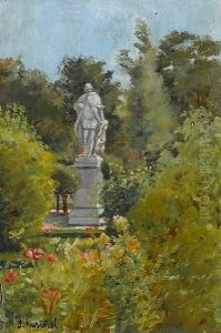 A Spanish Garden by Santiago Rusinol i Prats