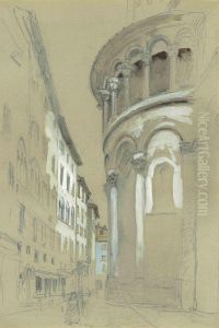 Apse At The East-end Of The Cathedral Of San Martino, Lucca by John Ruskin