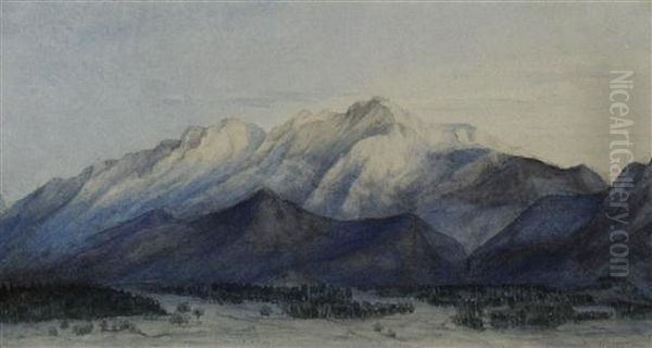 Study Of A Mountain Range - view 1