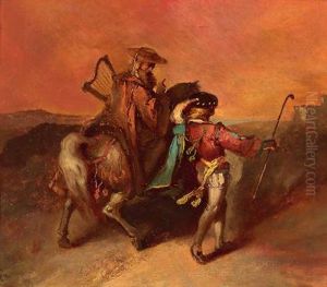 Szene Aus "des Sangers Fluch" Von Ludwig Uhland