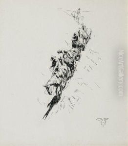 Riders On Mountain Trail