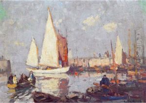 The Harbour, Torquay by George Horne Russell