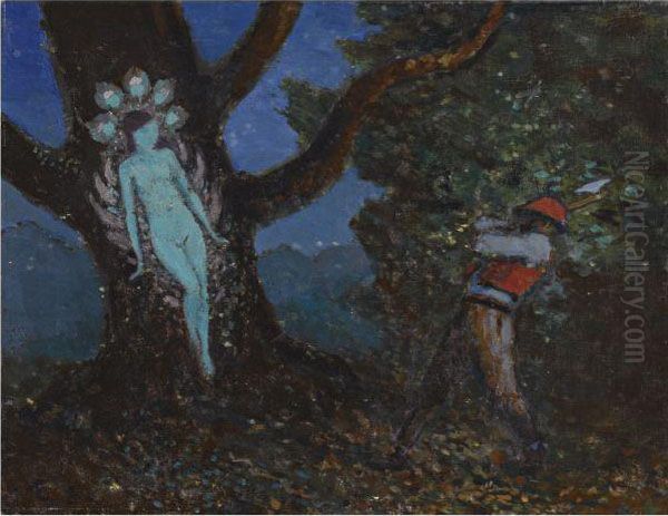 The Woodchopper And The Tree Spirit - view 1