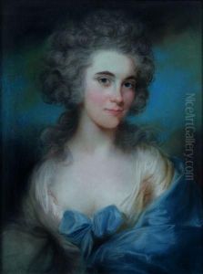 Portrait De Lady Boyd Nee Margaret Harley by John Russell