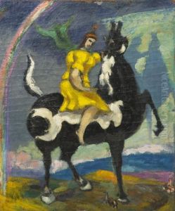 Apocalypse Paris (horseback Rider) by Morgan Russell