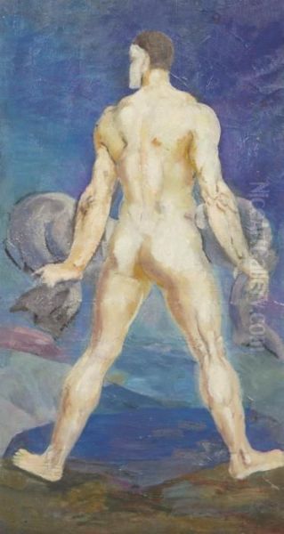 Man With Cape - view 1