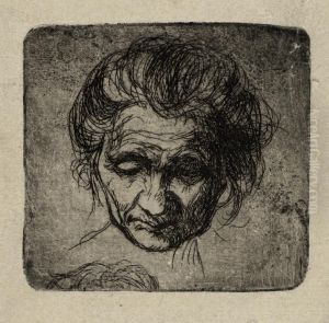 Portrat Einer Alten Frau by Luigi Russolo