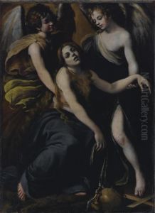 Maddalena Sorretta Da Due Angeli Maddalena Sorretta Da Due Angeli