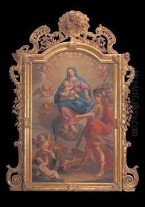 Vergine In Gloria Con San Giorgio E Il Drago